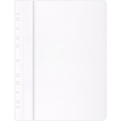 Skoroszyt wpinany Office Products A4 PP biały (25)