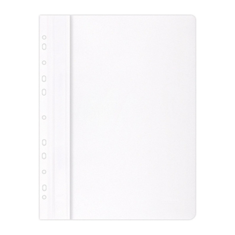 Skoroszyt wpinany Office Products A4 PP biały (25)
