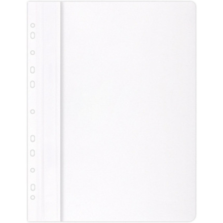 Skoroszyt wpinany Office Products A4 PP biały (25)
