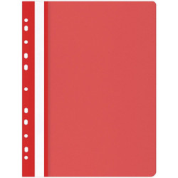 Skoroszyt wpinany Office Products A4 PP czerwony (25)