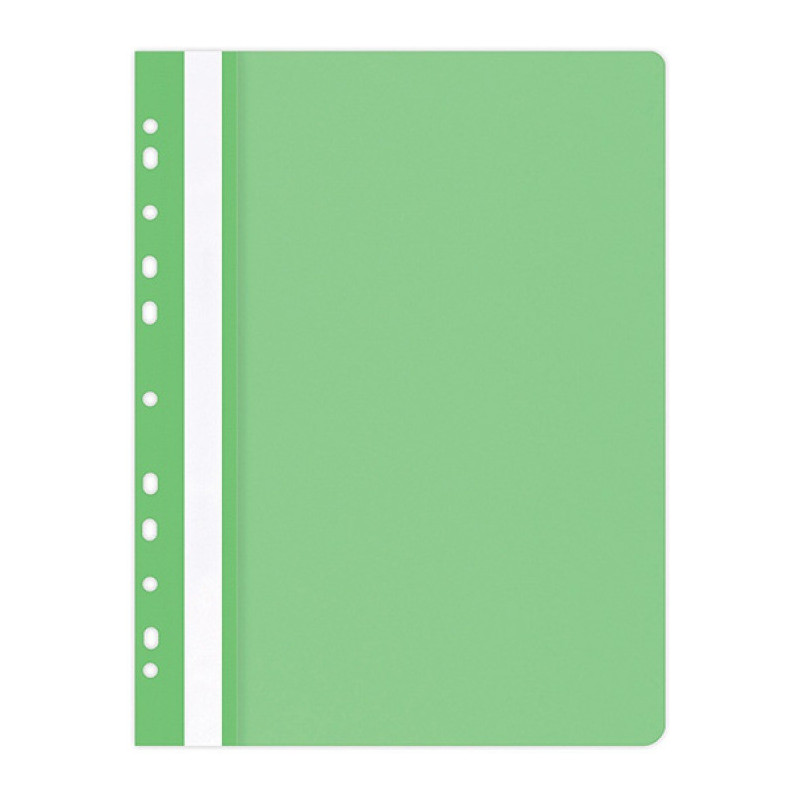Skoroszyt wpinany Office Products A4 PP jasnozielony (25)
