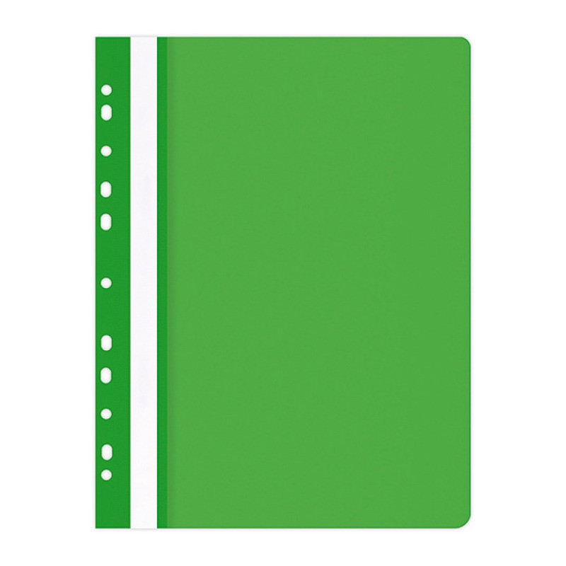 Skoroszyt wpinany Office Products A4 PP zielony (25)