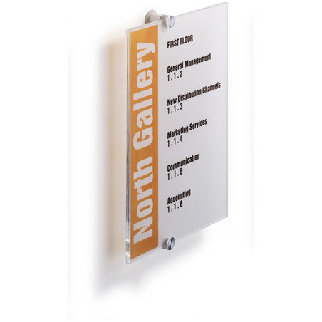 TABLICZKA DURABLE CRYSTAL SIGN 210*297mm