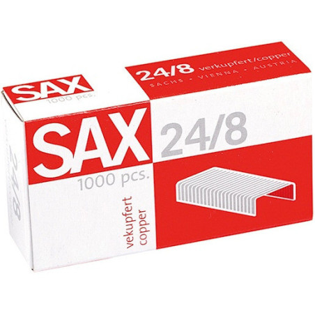 Zszywki Sax 24/8 (1000)