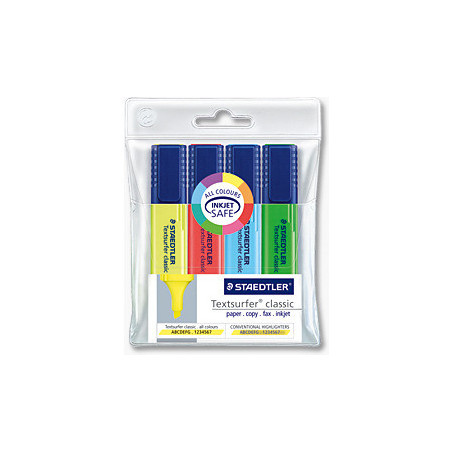 ZAKREŚLACZE STAEDTLER TEXTSURFER 4 KOLORY