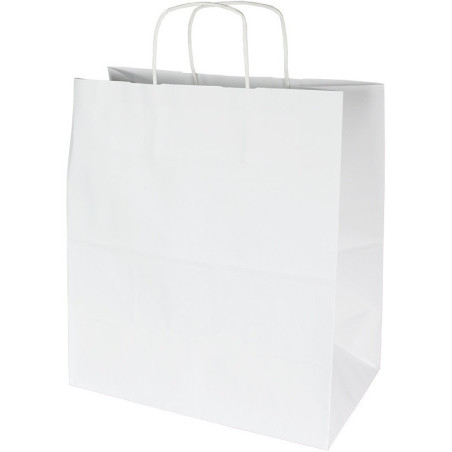 TORBA PAPIEROWA 50x18x39cm BIAŁA