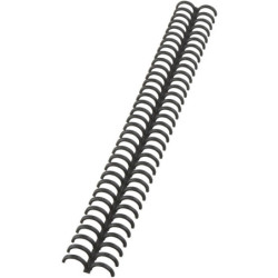 GRZBIETY DO OPRAWY GBC ClickBind A4/12mm CZARNE (50)