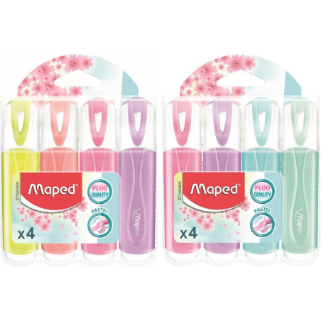 Zakreslacze Maped Fluo'Peps Pastel 4 kolory
