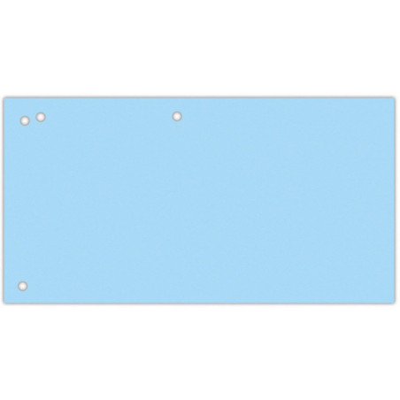 Przekładki kartonowe Office Products 1/3 A4 niebieskie (100)