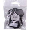 Zawieszki na klucze Office Products czarne (10)