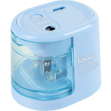 Temperówka na baterie Eagle EG-5161USB 2 otwory niebieska