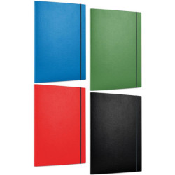Teczka z gumkš OFFICE PRODUCTS, PP, A4/15, 3-skrz.
