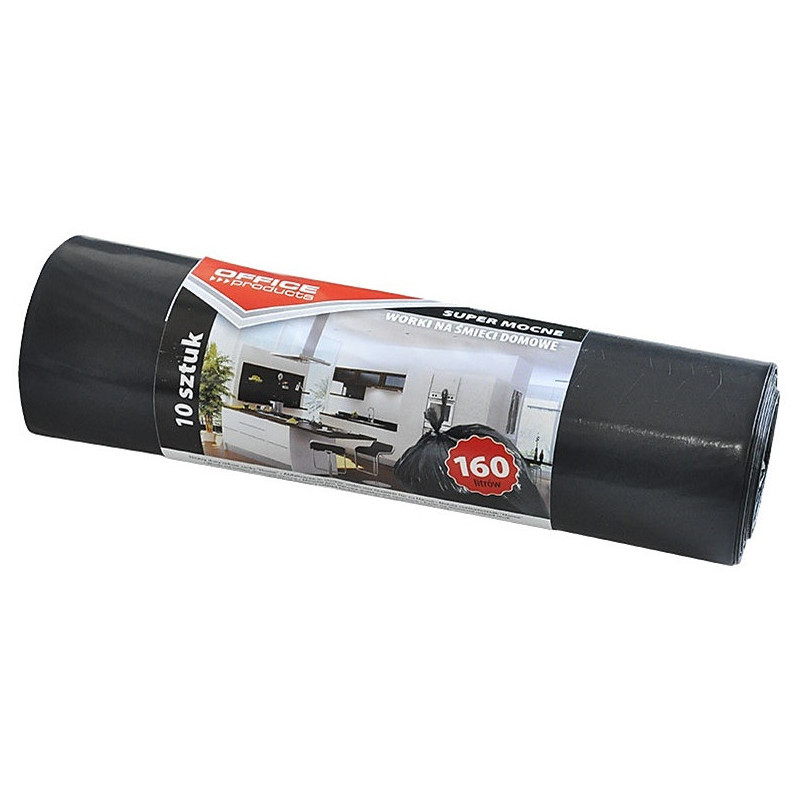 Worki na śmieci domowe OFFICE PRODUCTS, super mocn