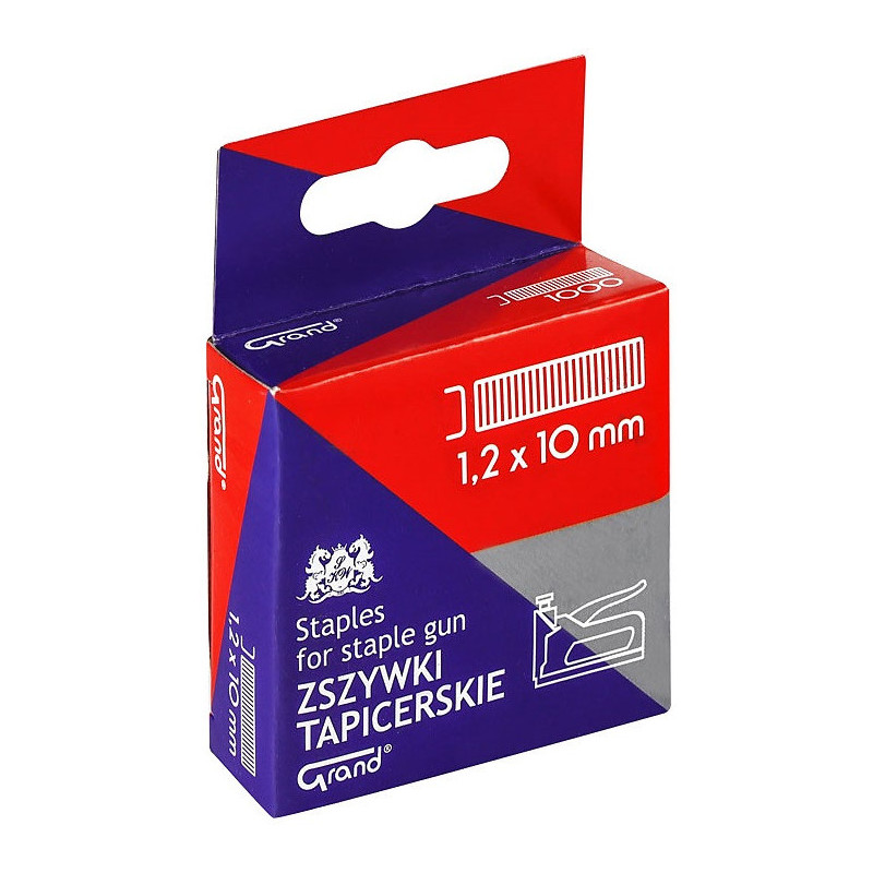 Zszywki tapicerskie Grand 1.2x10mm (1000)