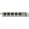 Listwa zasilajaca Bernnenstuhl Supersolid 2.5m/5g srebrna