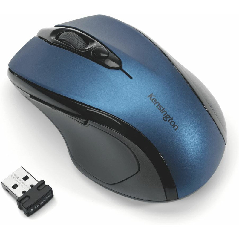 Mysz Kensington Pro Fit czarno-niebieska