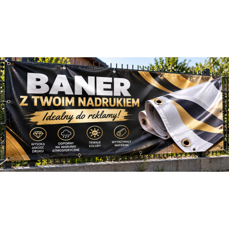 BANER Z TWOIM NADRUKIEM 1M2