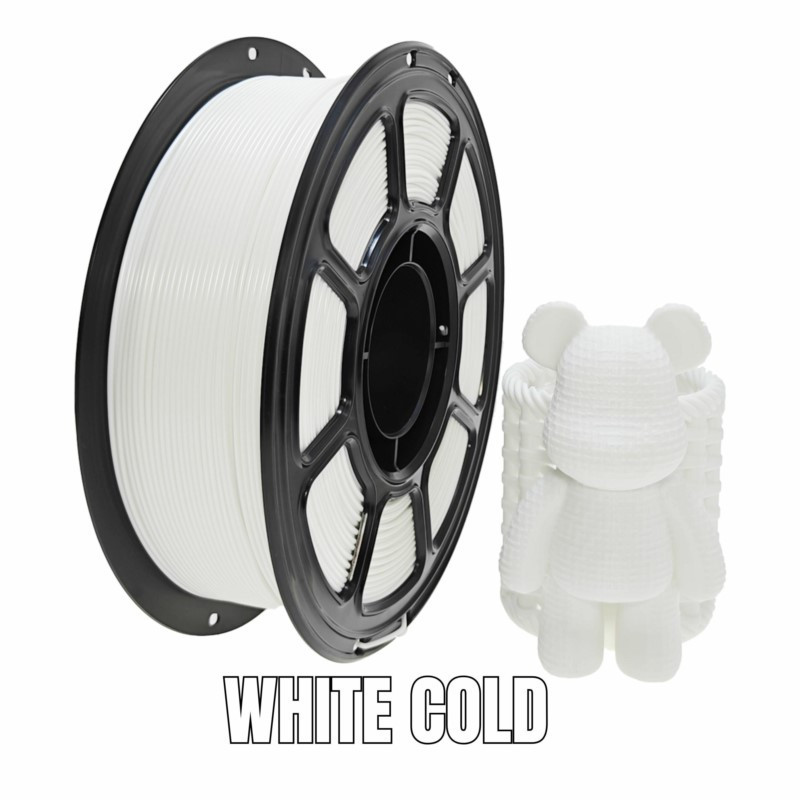 Filament NR-005 / PETG WHITE COLD 1,75mm 1KG