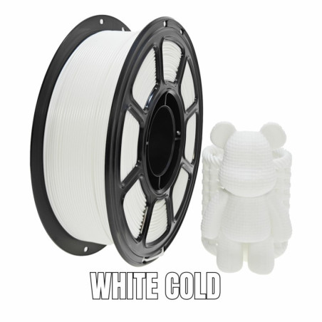Filament NR-005 / PETG WHITE COLD 1,75mm 1KG