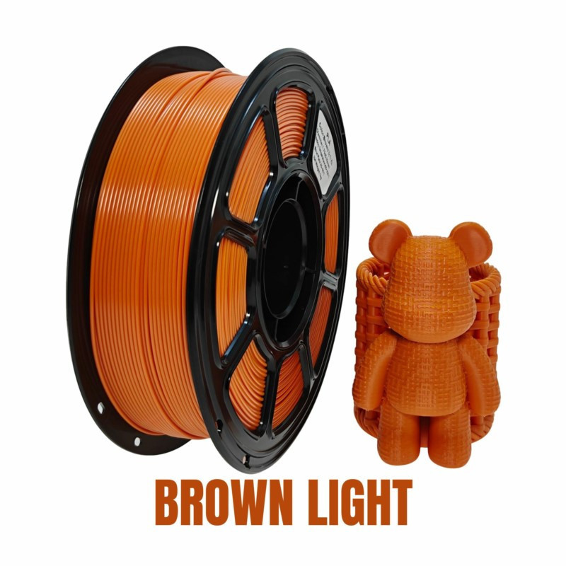 Filament NR-055 / PLA BROWN LIGHT 1,75mm 1KG