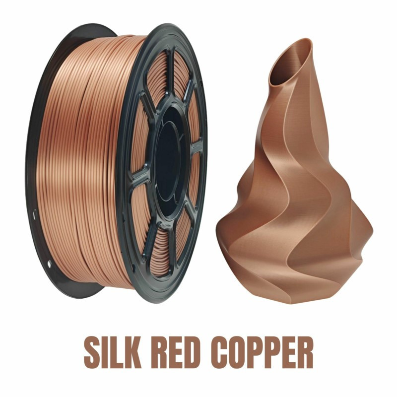 Filament NR-072 / PLA+ SILK RED COPPER 1,75mm 1KG