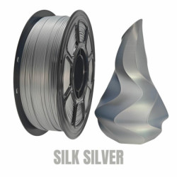 Filament NR-073 / PLA+ SILK SILVER 1,75mm 1KG