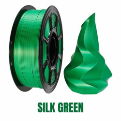 Filament NR-075 / PLA+ SILK GREEN 1,75mm 1KG