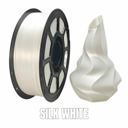 Filament NR-077 / PLA+ SILK WHITE 1,75mm 1KG