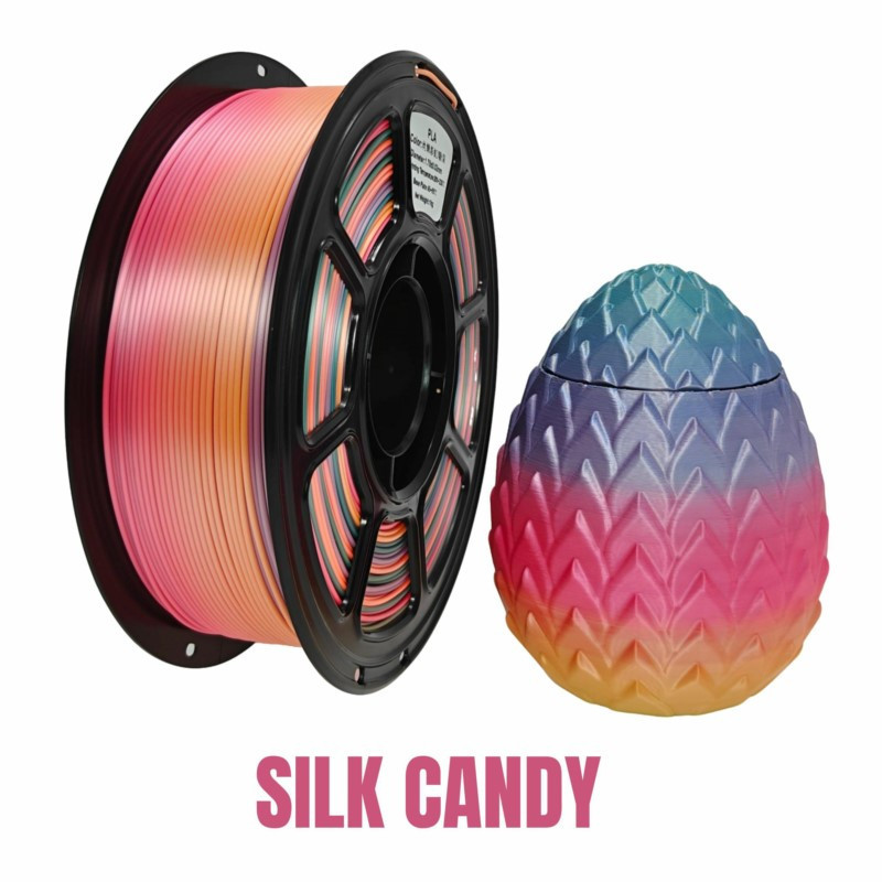 Filament NR-078 / PLA+ SILK CANDY 1,75mm 1KG