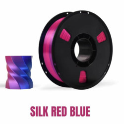 Filament NR-081 / PLA+ SILK RED BLUE 1,75mm 1KG