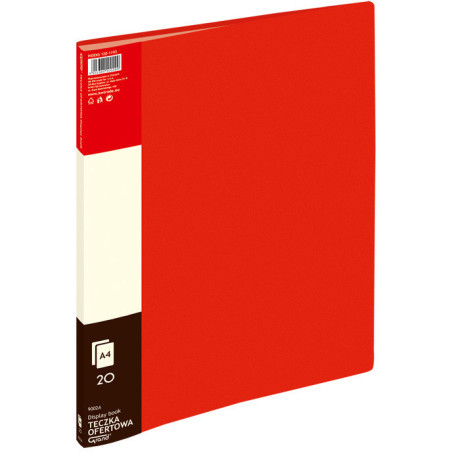 ALBUM OFERTOWY GRAND A4/20K CZERWONY