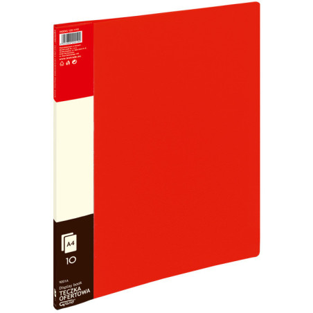 ALBUM OFERTOWY GRAND A4/10K CZERWONY