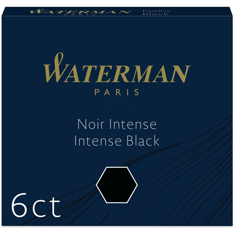 NABOJE ATRAMENTOWE WATERMAN INTERNATIONAL CZARNE (6)