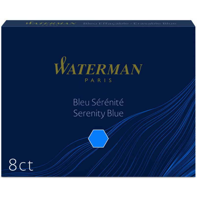 NABOJE ATRAMENTOWE WATERMAN STANDARD NIEBIESKIE (8)