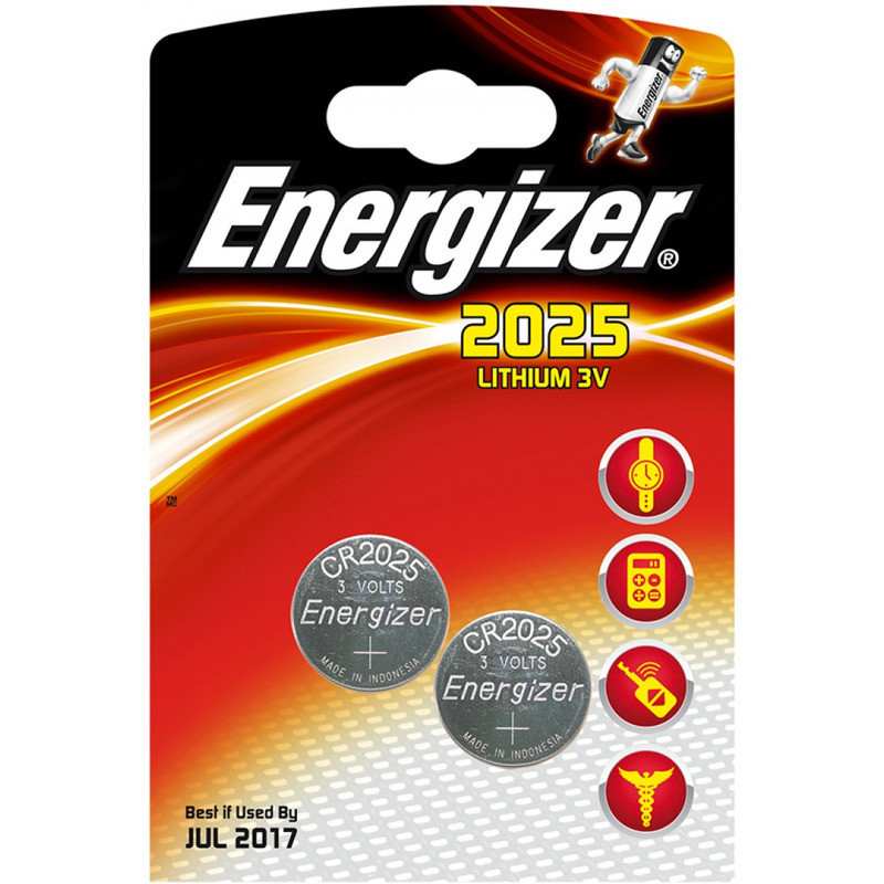 Baterie Energizer Lithium CR2025 3V (2)