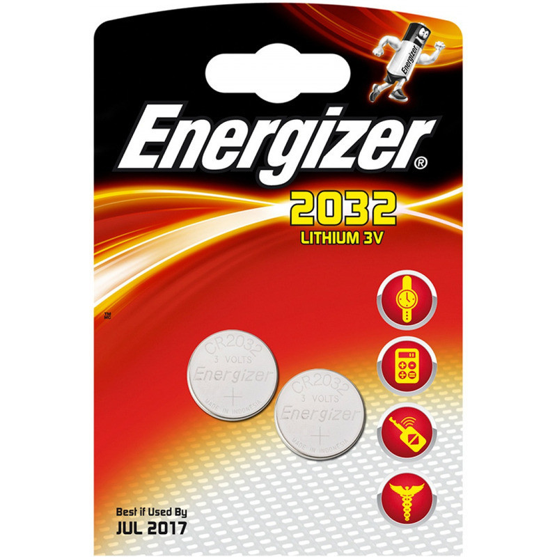 Baterie Energizer Lithium CR2032 3V (2)
