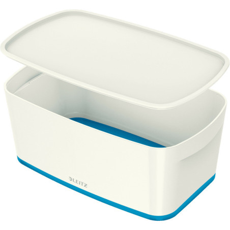 POJEMNIK LEITZ MyBOX 318x128x191mm BIAŁO-NIEBIESKI