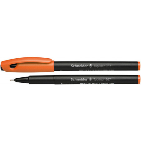 Cienkopis Schneider Topliner 967 0.4mm pomarańczowy