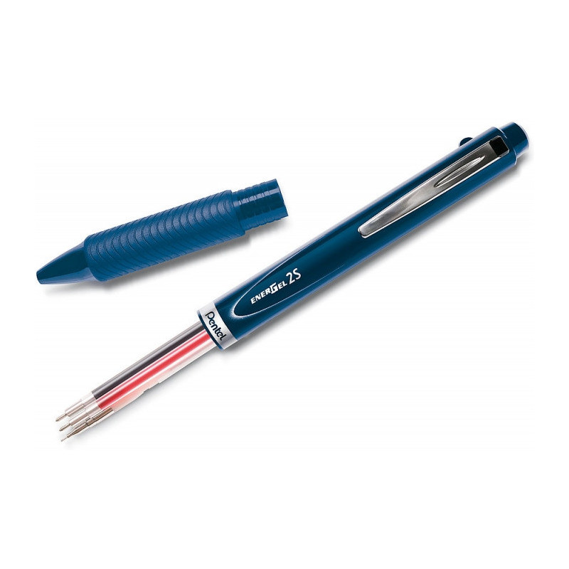 CIENKOPIS KULKOWY PENTEL 2S (2 KOLORY + OŁÓWEK)