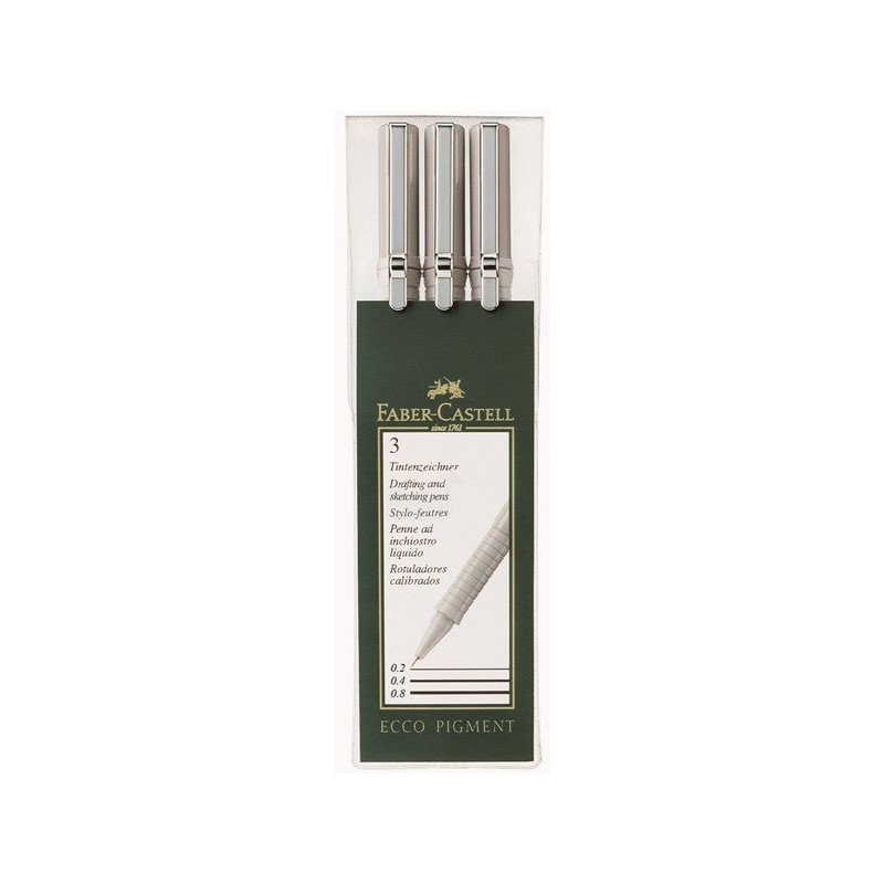 CIENKOPISY FABER-CASTELL 0.1|0.3|0.5|0.7mm CZARNE