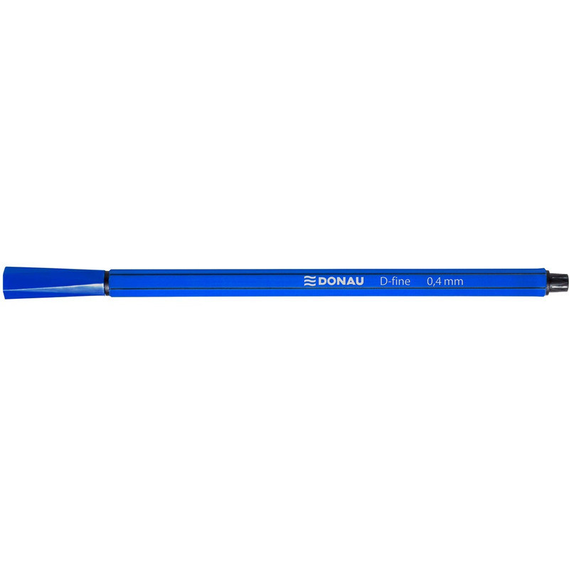 Cienkopisy Donau D-Fine 0.4mm niebieskie (10)