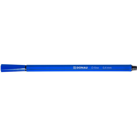 Cienkopisy Donau D-Fine 0.4mm niebieskie (10)