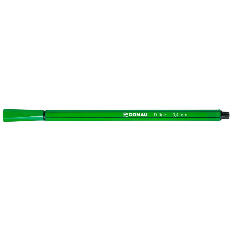 Cienkopisy Donau D-Fine 0.4mm zielone (10)