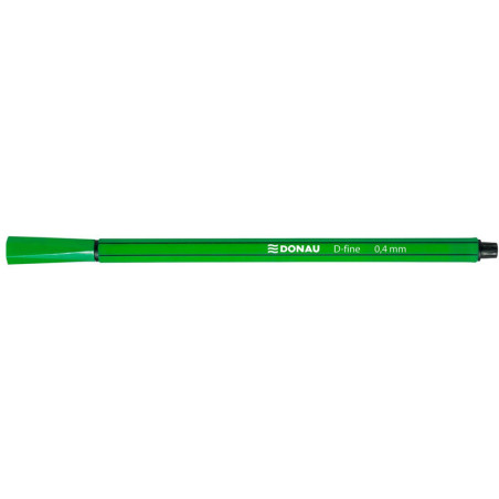 Cienkopisy Donau D-Fine 0.4mm zielone (10)