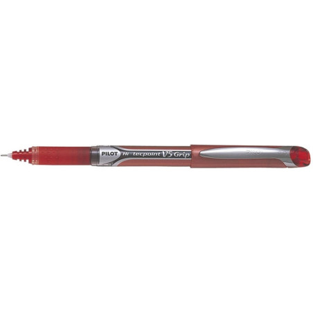 CIENKOPIS PILOT V5 GRIP CZERWONY