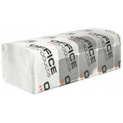 Ręczniki składane Office Products ZZ 1w makulatura białe (20x200)