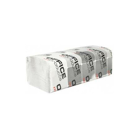 Ręczniki składane Office Products ZZ 1w makulatura białe (20x200)