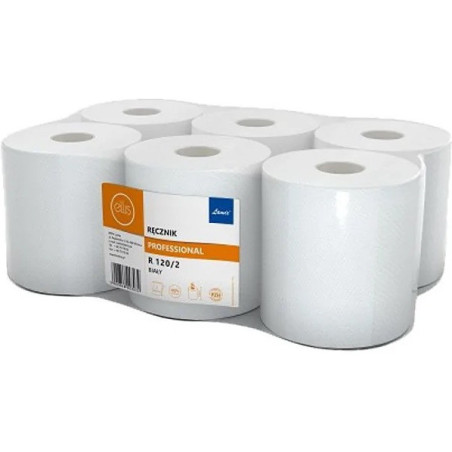 Ręcznik w rolce Ellis 120m 2w celuloza białe (6)