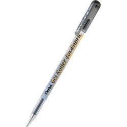 Długopis do tkanin Pentel Gel Roller for Fabric czarny