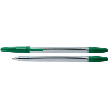 Długopisy Office Products 1.0mm zielone (50)